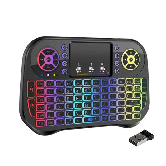Bluetooth Keyboard Mini With Touch RGB for Smart TV
