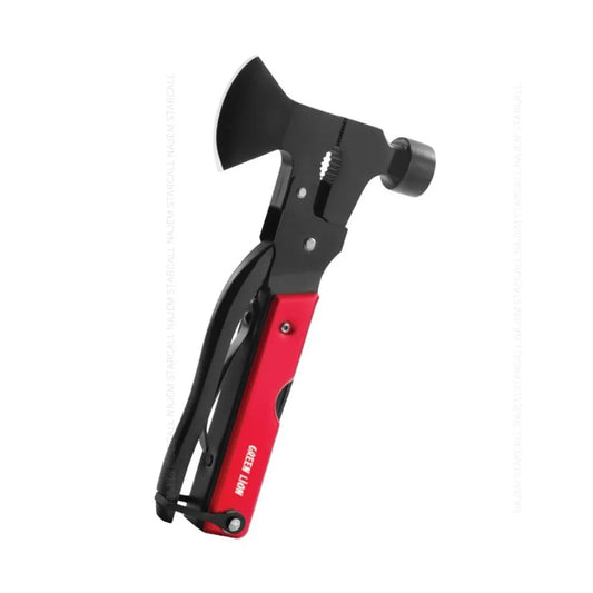 Green Lion Storm Breaker Multi Axe Hammer 13 Tools - Red