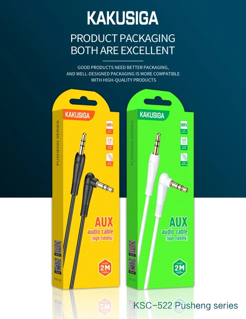 AUX 2M male to male Premium Quality