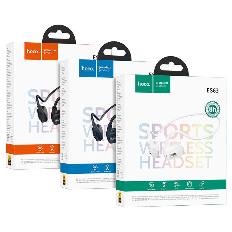 Hoco wireless headset “ES63 Graceful” air conduction