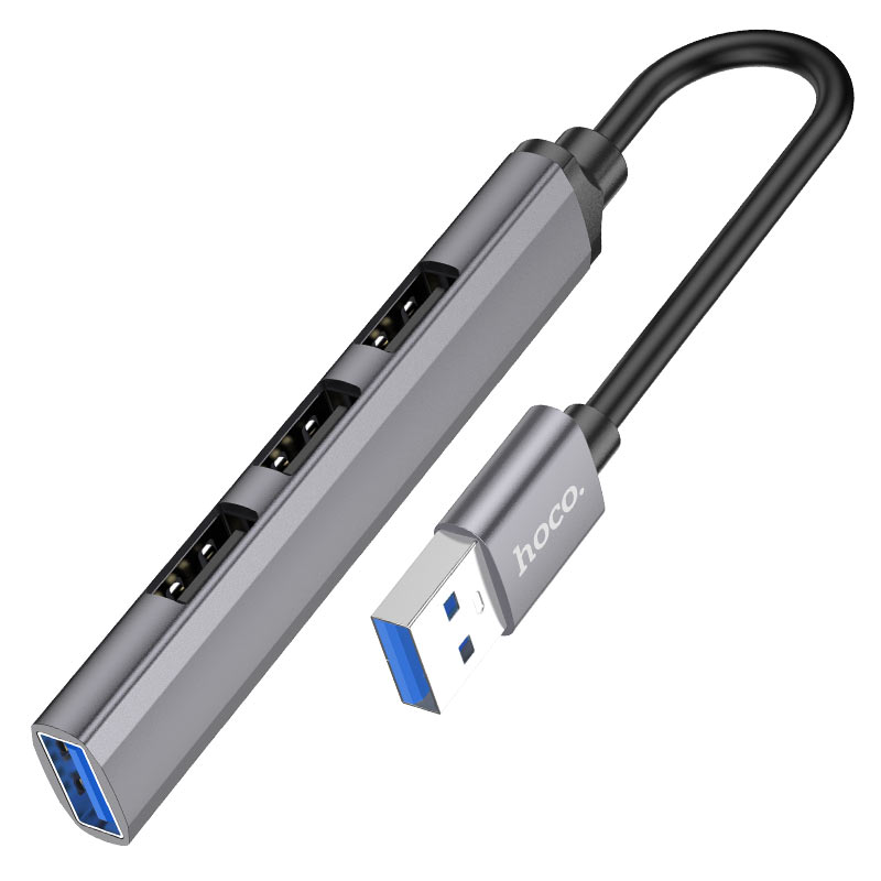 Hoco USB hub 4-in-1 “HB26” USB3.0+USB2.0*3